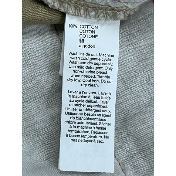 Gap Khakis Mens Chino Pants Size 40x32 Beige Tapered Khaki Cut in a Worn Style - Picture 9 of 13